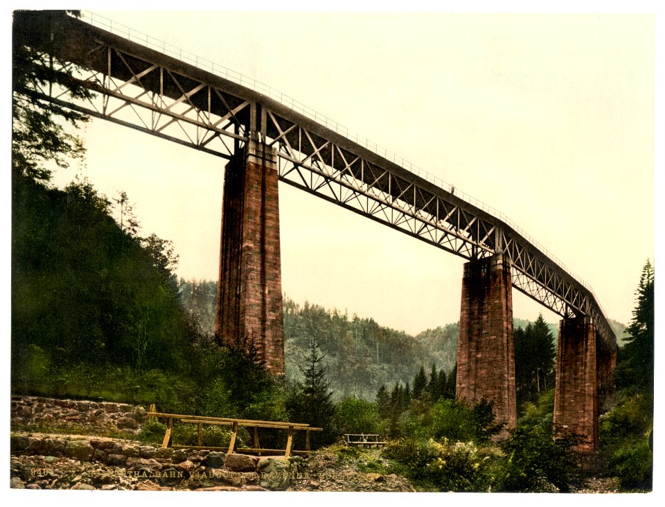 Viaduct over Ravenna Ravine, Hollenthal Railway, Baden, Germany-LCCN2002713590