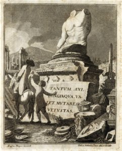 Viaggio per tutte le antichità della¬ Sicilia incisione di Antonio Zacco
