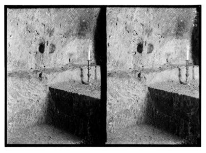 Via Dolorosa. The Prison of the Antonia. Details of tie-holes. LOC matpc.02502