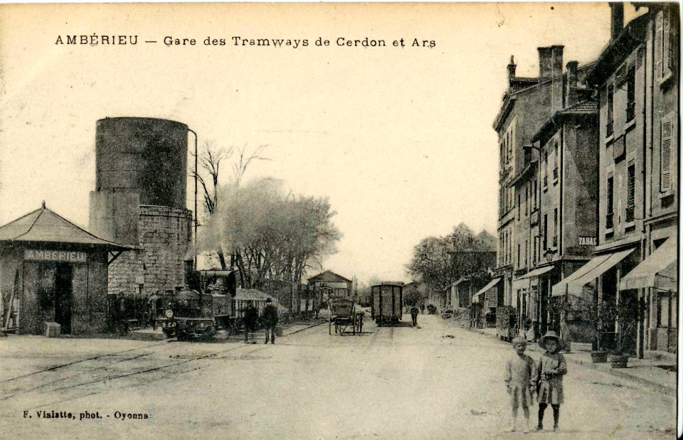Vialatte - AMBERIEU - Gare des Tramways de Cerdon et Ars