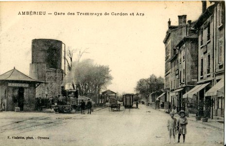 Vialatte - AMBERIEU - Gare des Tramways de Cerdon et Ars