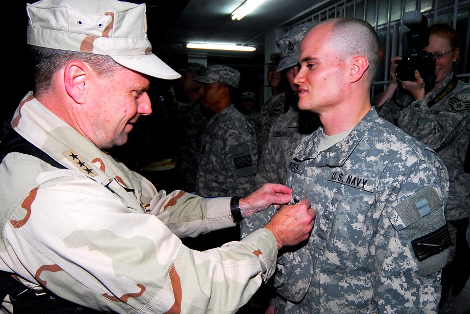 Vice Adm. Bill Gortney visits Sailors at NTM-A in Afghanistan (4679108916)