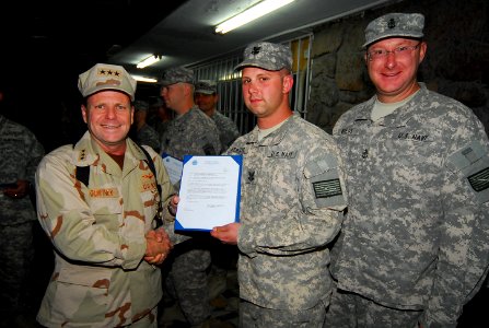 Vice Adm. Bill Gortney visits Sailors at NTM-A in Afghanistan (4679114192)