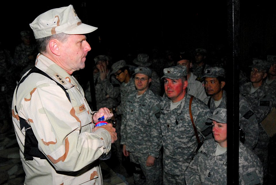 Vice Adm. Bill Gortney visits Sailors at NTM-A in Afghanistan (4678486319)