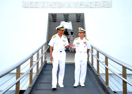 Vice Adm. Jose Luis Alano visit 130422-N-IT566-145