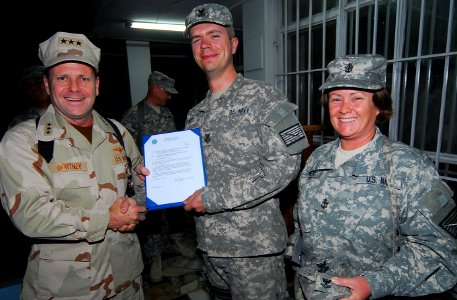 Vice Adm. Bill Gortney visits Sailors at NTM-A in Afghanistan (4678475787)
