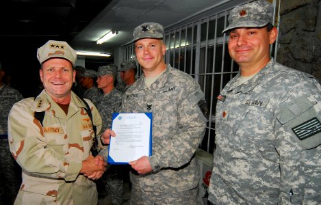 Vice Adm. Bill Gortney visits Sailors at NTM-A in Afghanistan (4679110838)