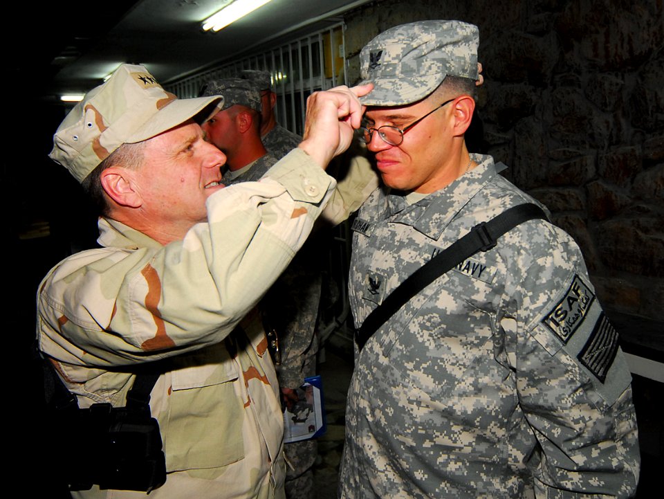 Vice Adm. Bill Gortney visits Sailors at NTM-A in Afghanistan (4679115858)