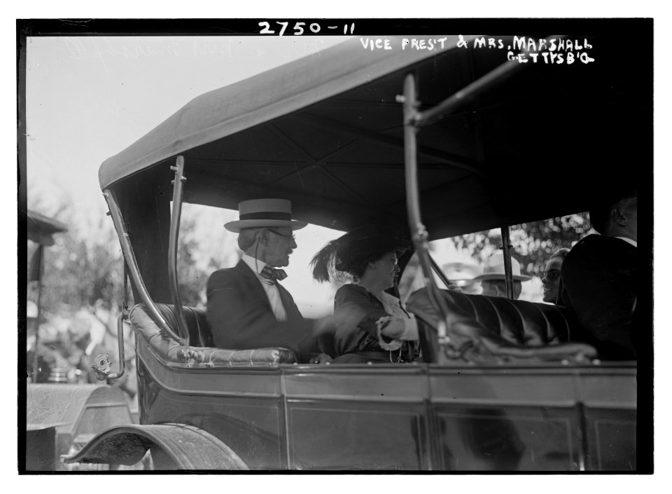 Vice Pres't & Mrs. Marshall - Gettysburg LCCN2014693512