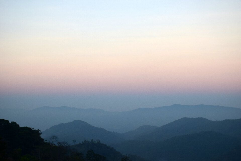 Fog sky nature