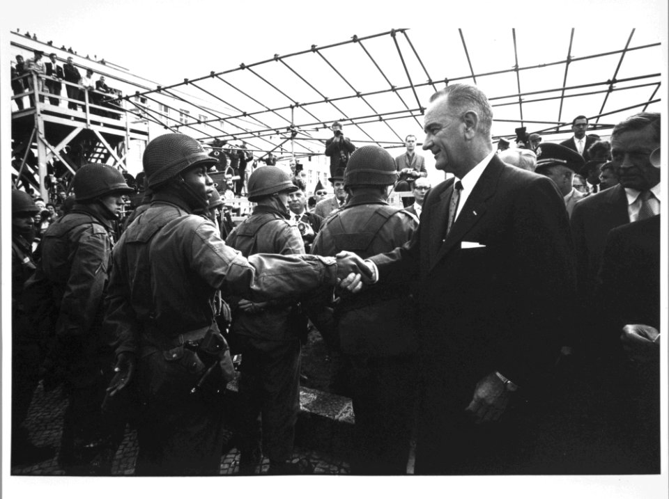 Vice President Lyndon B. Johnson visits Berlin