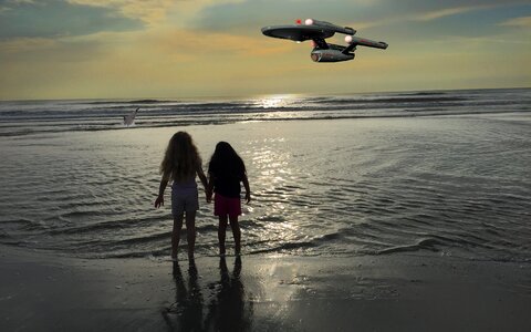 Beach sighting science fiction