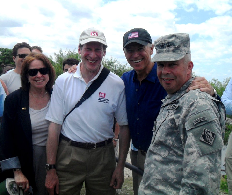 Vice President Biden, Top USACE Leadership at Everglades Restoration Project