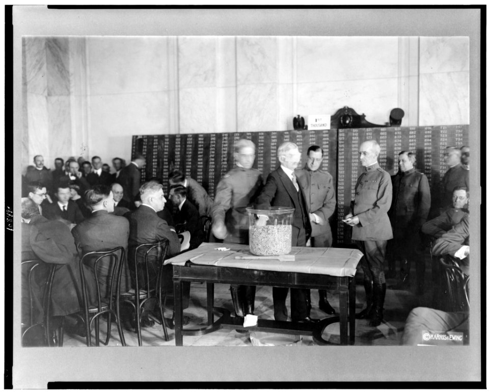 Vice President Thomas R. Marshall drawing draft capsule LCCN93511640