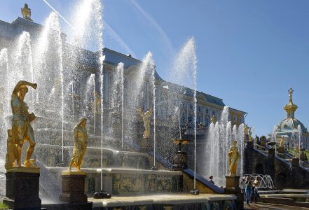 Fountain architecture city photo
