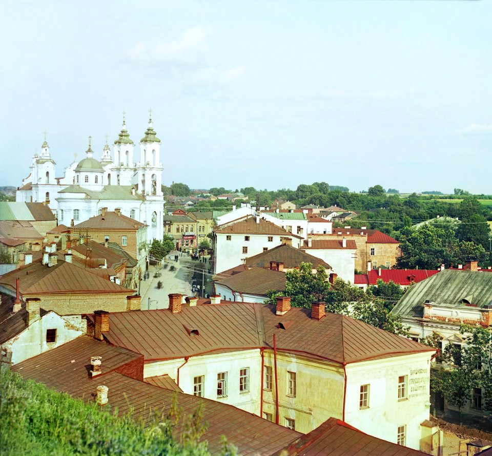 Viciebsk, Padźvinskaja. Віцебск, Падзьвінская (S. Prokudin-Gorsky, 1912)