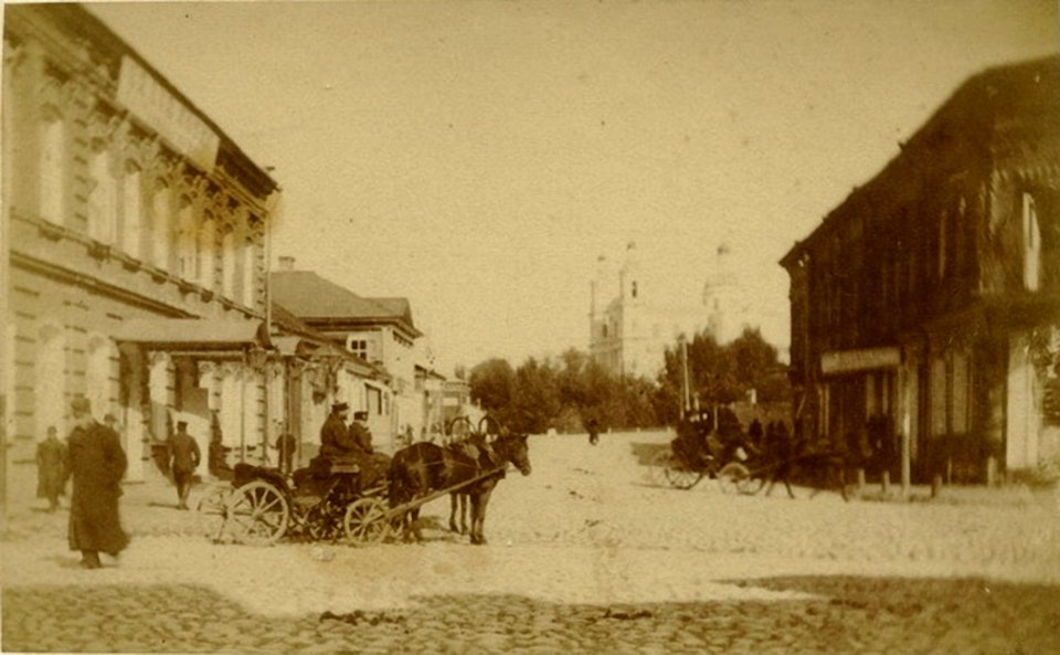 Viciebsk, Teatralnaja-Zamkavaja. Віцебск, Тэатральная-Замкавая (S. Jurkoŭski, 1900) (2)