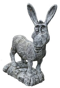 Sculpture garden figurines stone figure