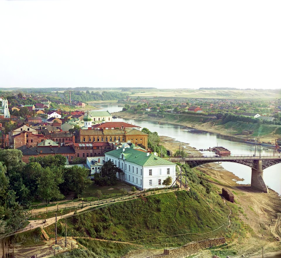 Viciebsk, Nižni Zamak. Віцебск, Ніжні Замак (S. Prokudin-Gorsky, 1912)