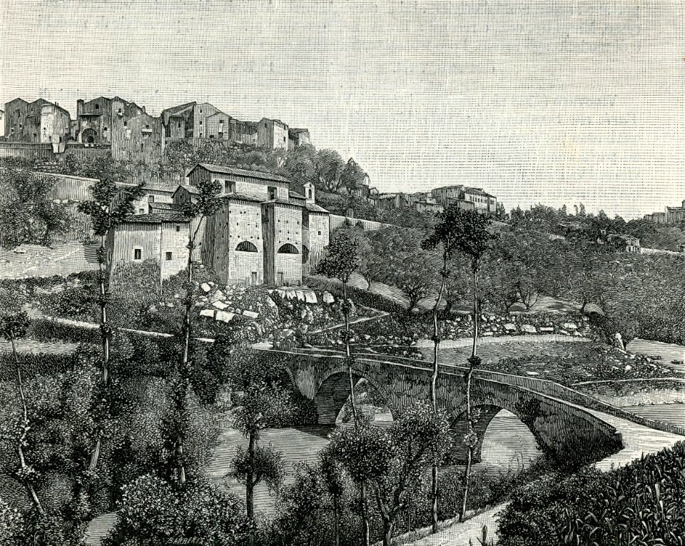 Vicovaro veduta del paese