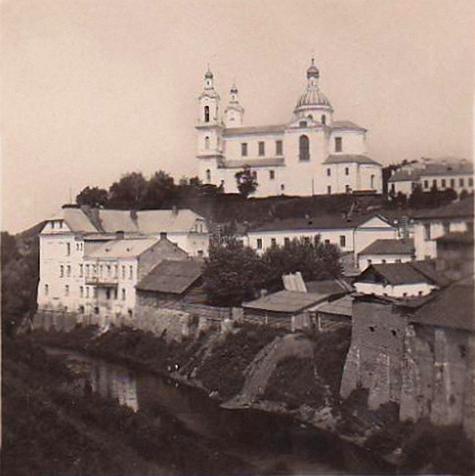 Viciebsk, Vićba, Pračyścienskaja. Віцебск, Віцьба, Прачысьценская (1900)