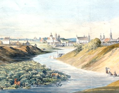 Viciebsk, Vićba. Віцебск, Віцьба (J. Pieška, 1800)