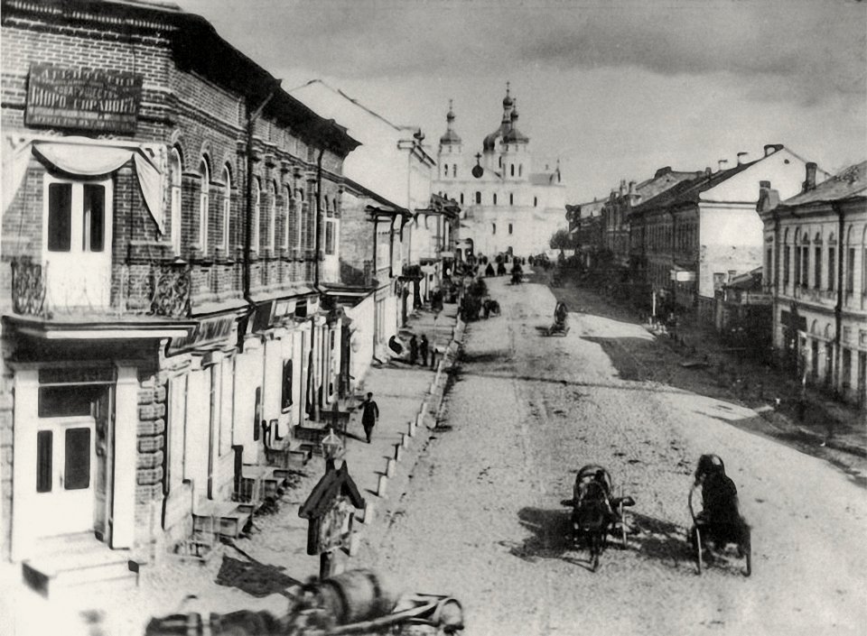 Viciebsk, Zamkavaja-Teatralnaja. Віцебск, Замкавая-Тэатральная (1893)