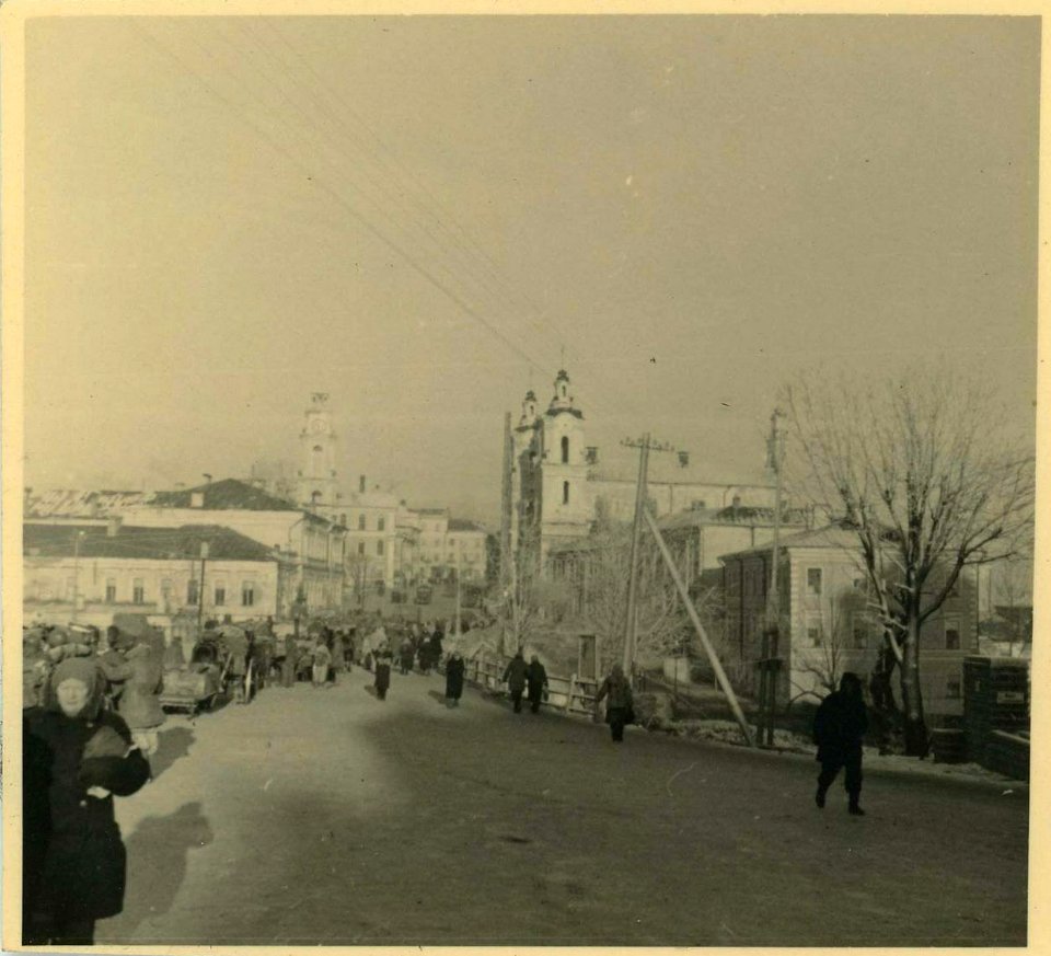 Viciebsk, Vialikaja-Rynak. Віцебск, Вялікая-Рынак (1943)