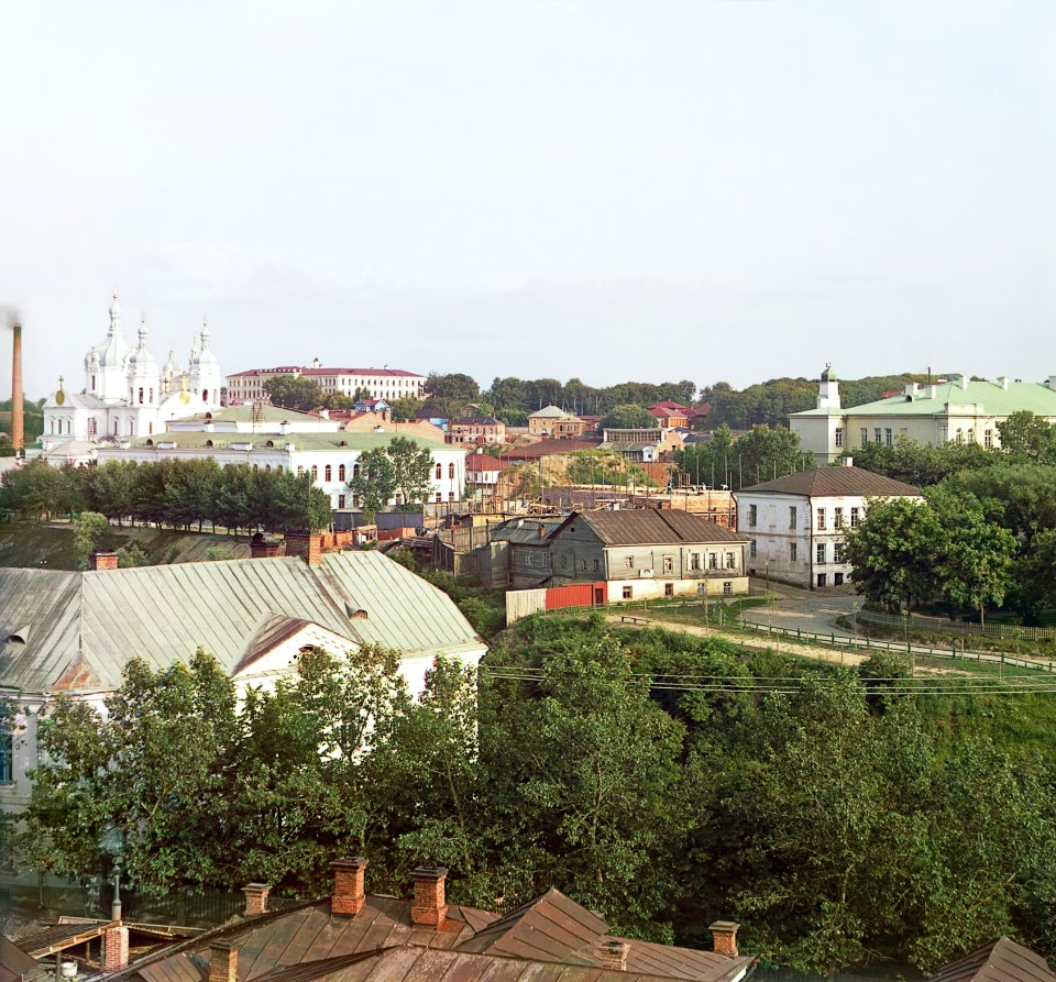 Viciebski zamak. Віцебскі замак (S. Prokudin-Gorsky, 1912)
