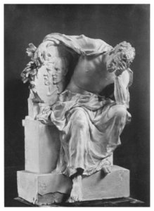 Victor Tilgner - 26 - Skizze zu Grabdenkmal Leopold Müller und August von Pettenkofen