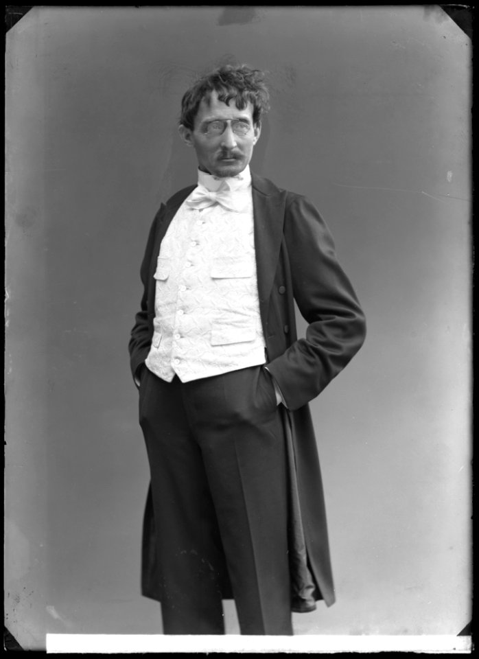 Victor Lundberg in Den store hädangångne at Vasateatern 1909 - SMV - GL145