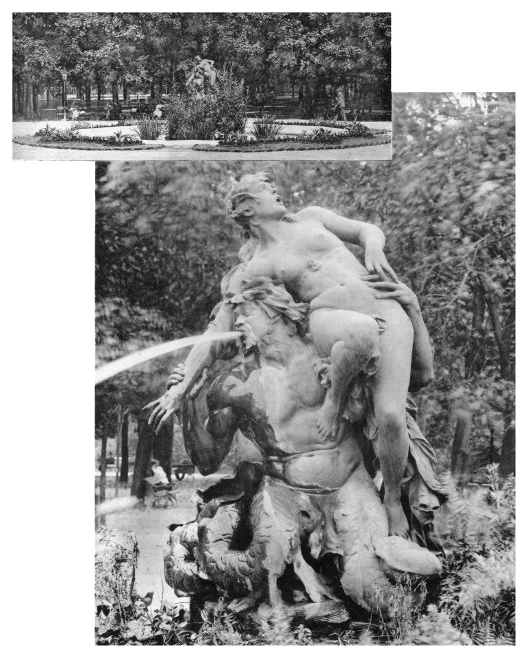 Victor Tilgner - 63 - Brunnen im Volksgarten Gesamtansicht und Detail