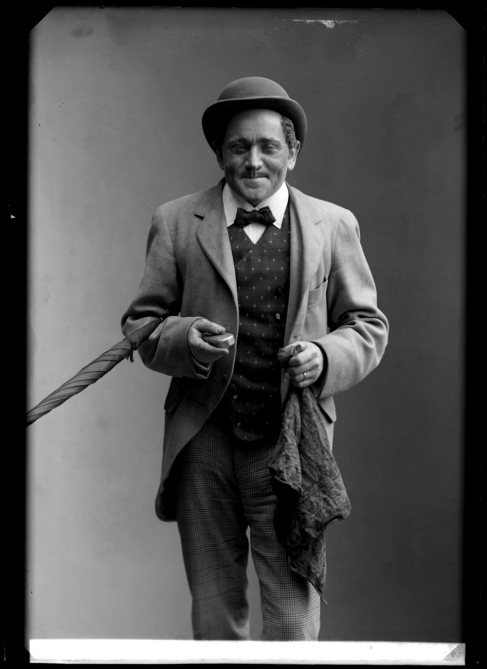 Victor Thorén in the revue Storstaden at Östermalmsteatern 1908 - SMV - GT028