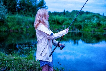 Pond float summer photo