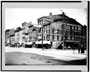 View before Ellicott Square was built, Buffalo, New York LCCN92521946