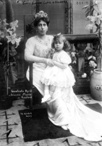 Victoria Melita with Marie