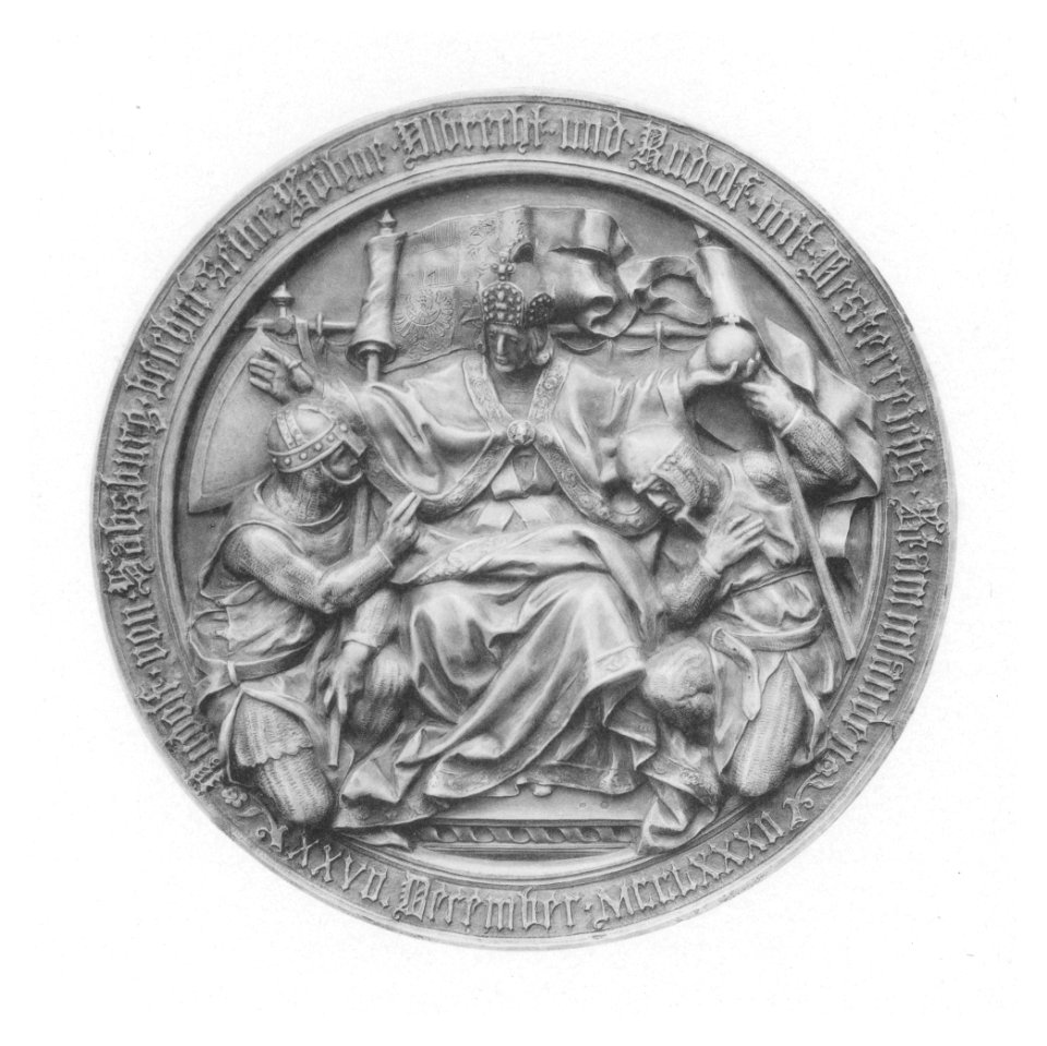 Victor Tilgner - 67b - Erinnerung an die Vereinigung der Erblande - Gussmedaille