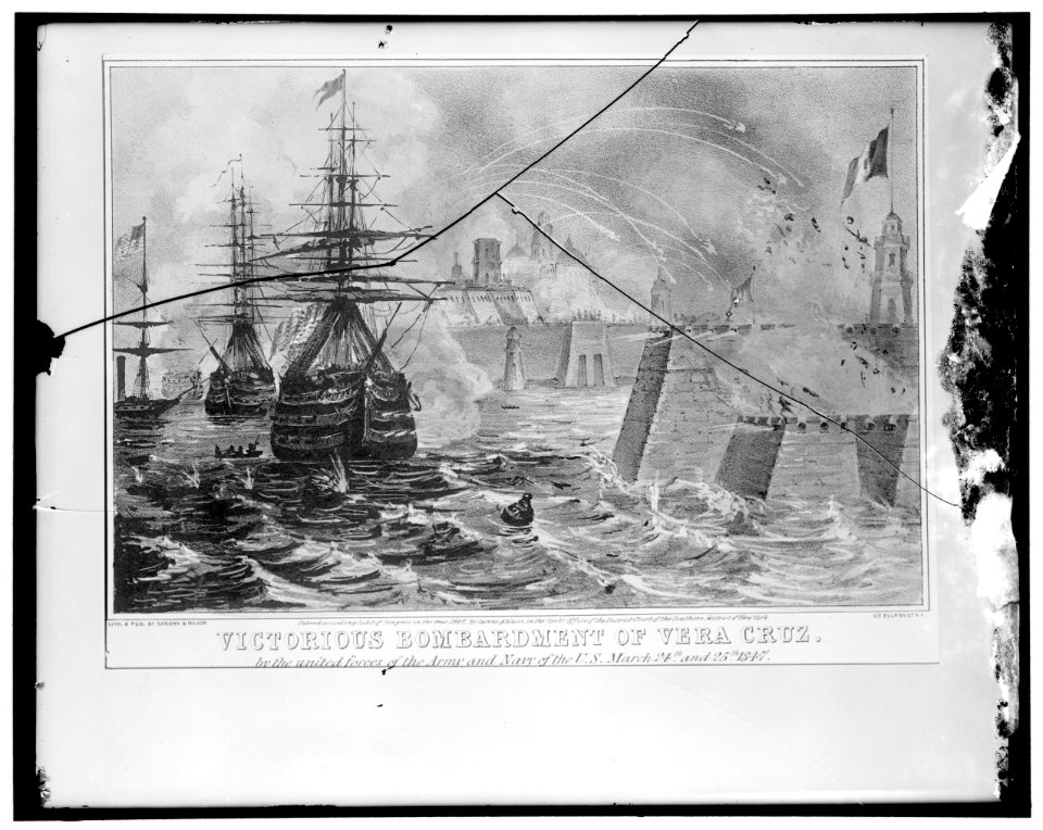 Victorious Bombardment of Vera Cruz by the united forces of the Army and Navy of the U.S., March 24th and 25th, 1847 LOC hec.13447