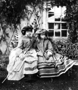 Victoria, the Princess Royal, later Empress of Germany (1840-1901), and Princess Alice, later Grand Duchess of Hesse and by Rhine (1843-78)