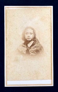 Victoria Kamamalu, carte de visite by Henry L. Chase