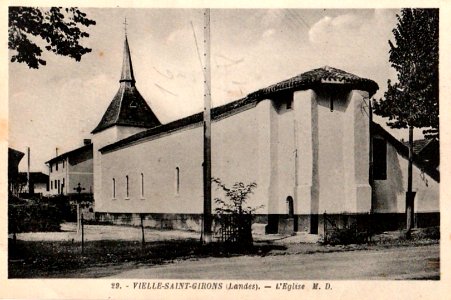 Vielle-Saint-Girons (Landes) - église