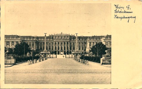 Vienne Schönbrunn 1936 photo