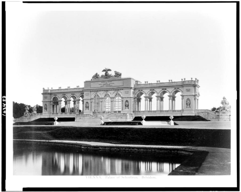Vienna. Palace of Schönbrun(n). Belvidere (i.e. Gloriette) LCCN91784400