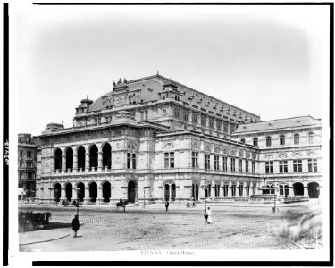 Vienna. Opera house LCCN91732198 photo