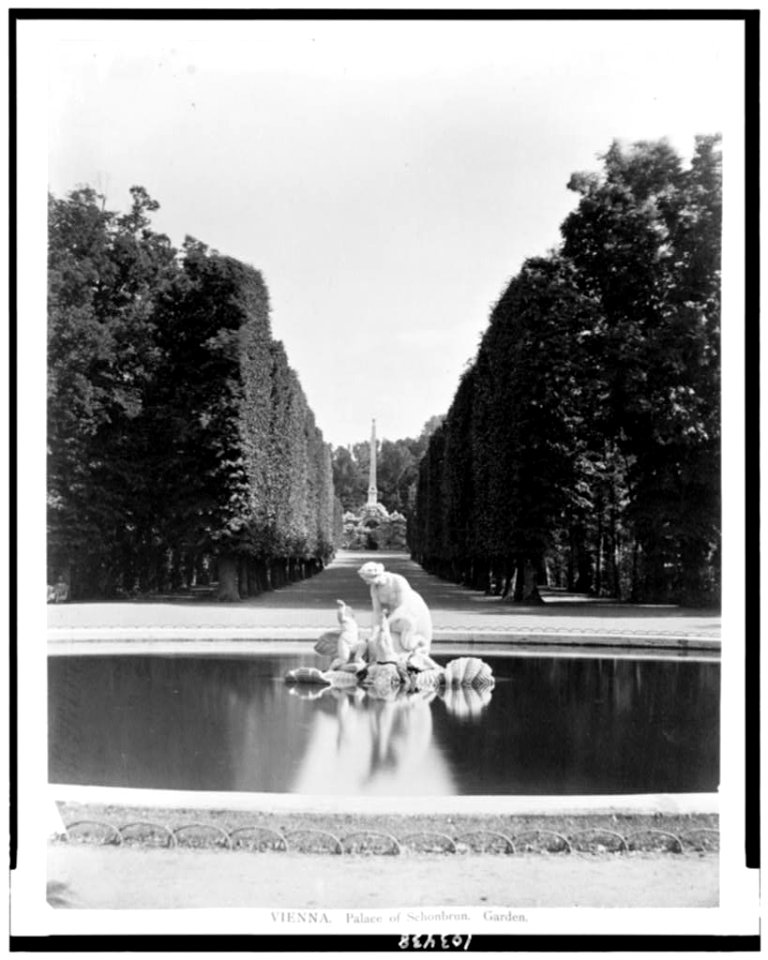 Vienna. Palace of Schönbrun(n). Garden LCCN91784405