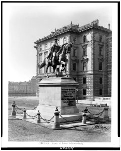 Vienna. Statue of Prince Schwarzenberg LCCN91732230