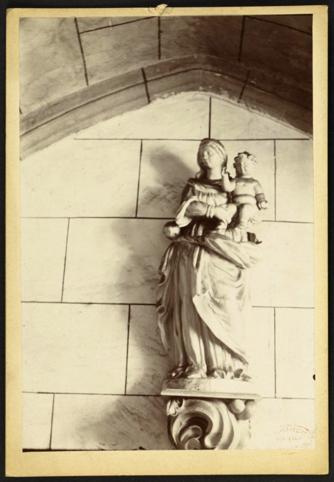 Vierge et enfant - J-A Brutails - Université Bordeaux Montaigne - 1648
