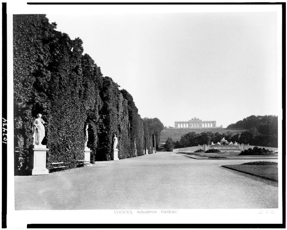 Vienna. Schönbrunn(n). Gardens LCCN91784401