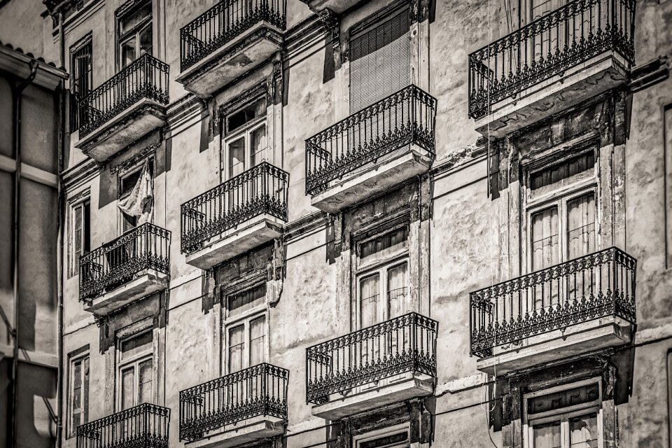 Architecture street building