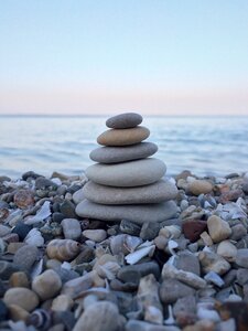 Harmony stone meditation photo